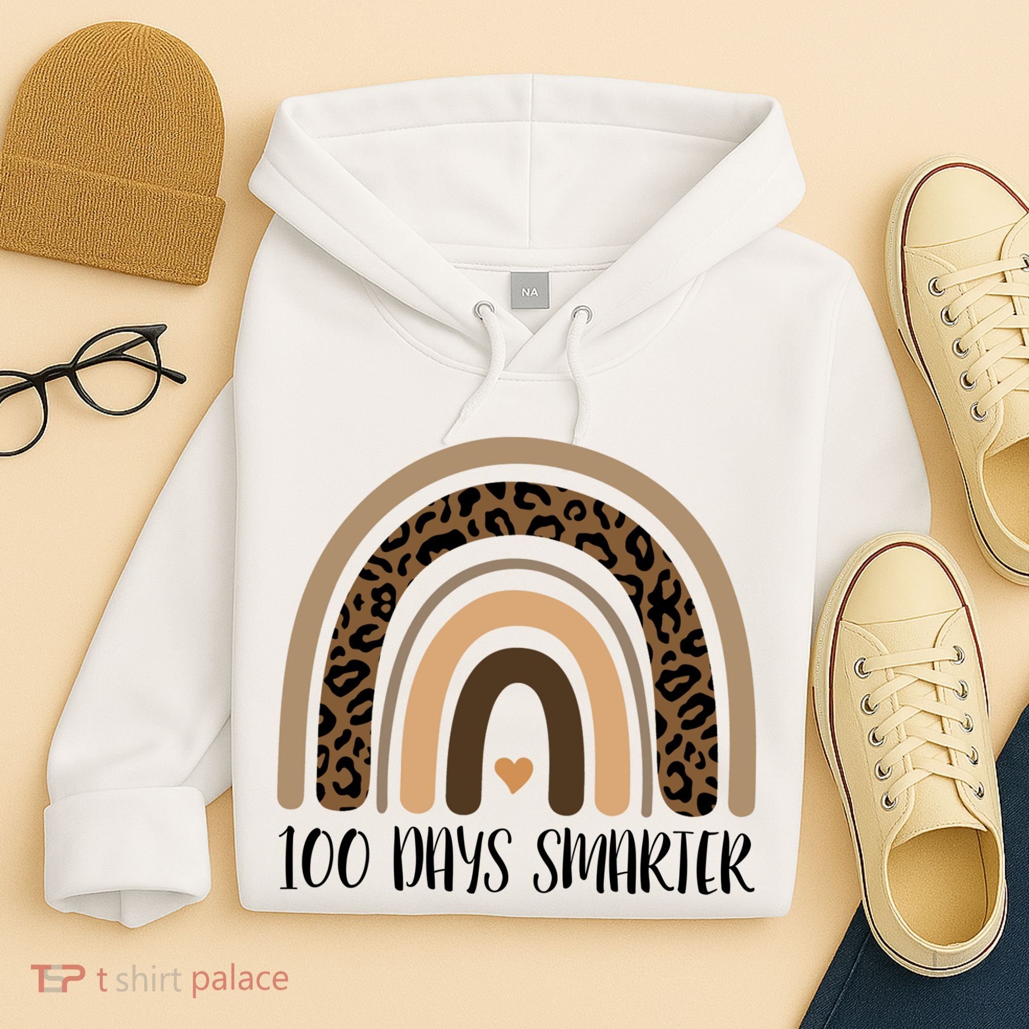 100 Days Smarter 100th Day Of School Hoodie