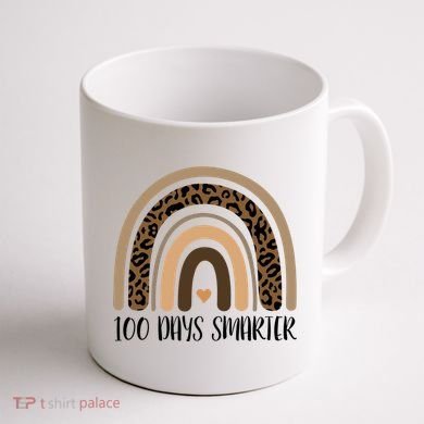 100 Days Smarter 100th Day Of School Coffee Mug back