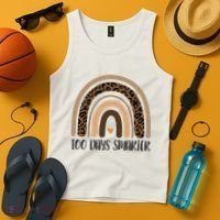 100 Days Smarter 100th Day Of School Tank Top thumb 4