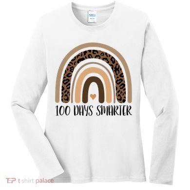 100 Days Smarter 100th Day Of School Women's Long Sleeve Shirt