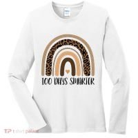 100 Days Smarter 100th Day Of School Women's Long Sleeve Shirt thumb 0
