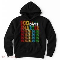 100 Days Smarter Cute Funny 100th Day Of School Hoodie thumb 0