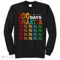 100 Days Smarter Cute Funny 100th Day Of School Sweatshirt thumb 0