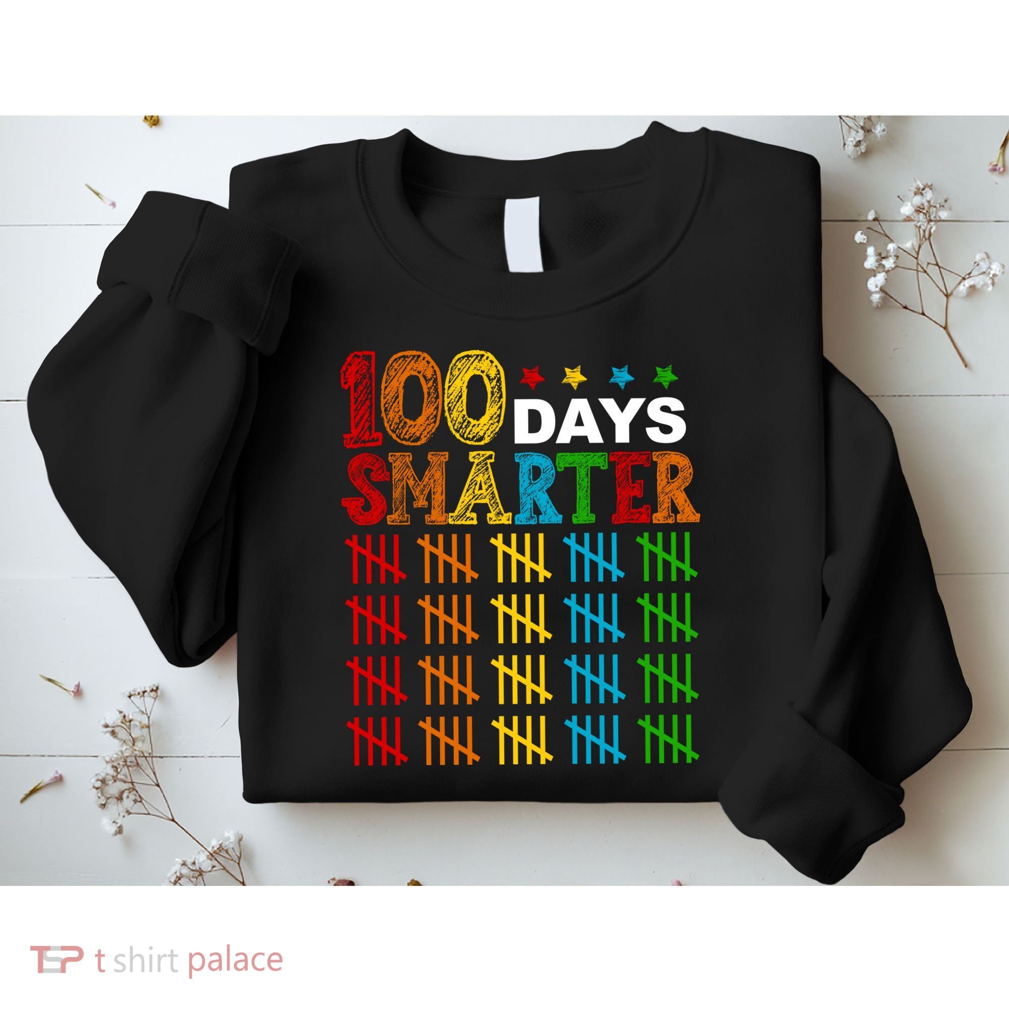 100 Days Smarter Cute Funny 100th Day Of School Sweatshirt