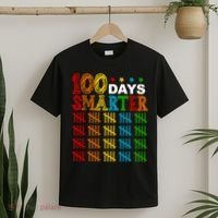 100 Days Smarter Cute Funny 100th Day Of School T-Shirt thumb 2