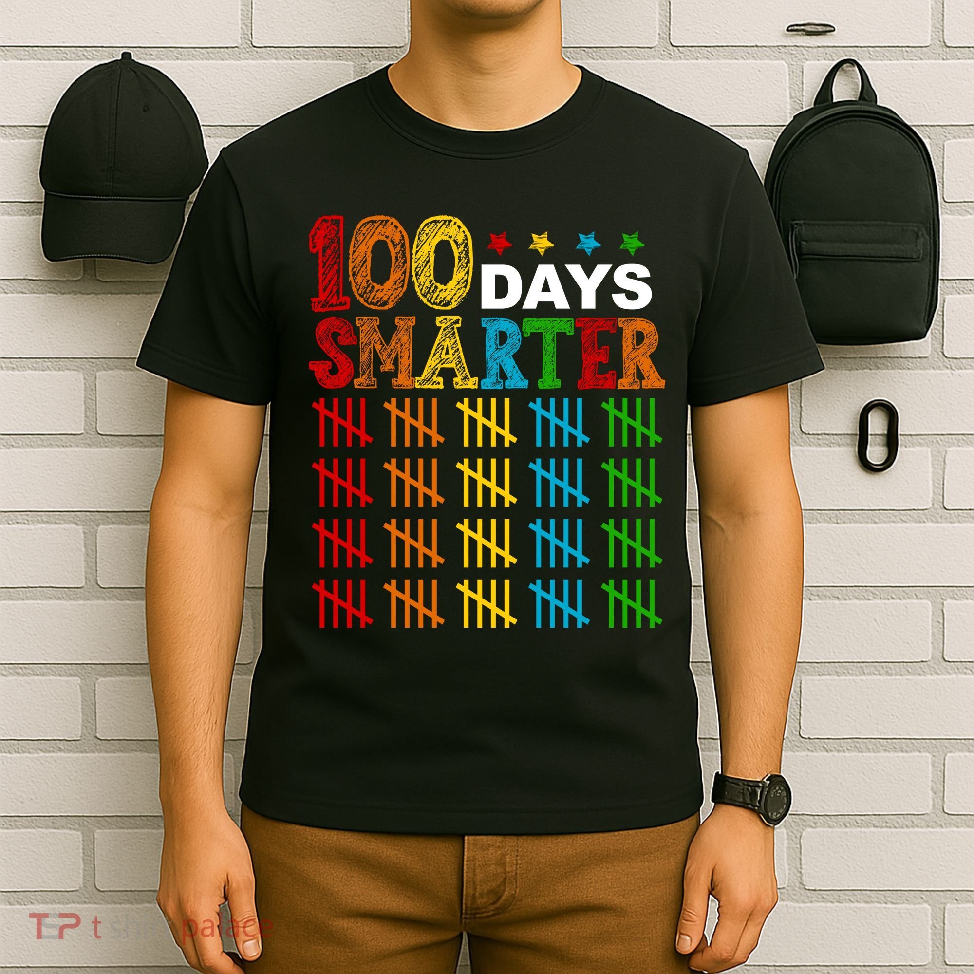 100 Days Smarter Cute Funny 100th Day Of School T-Shirt