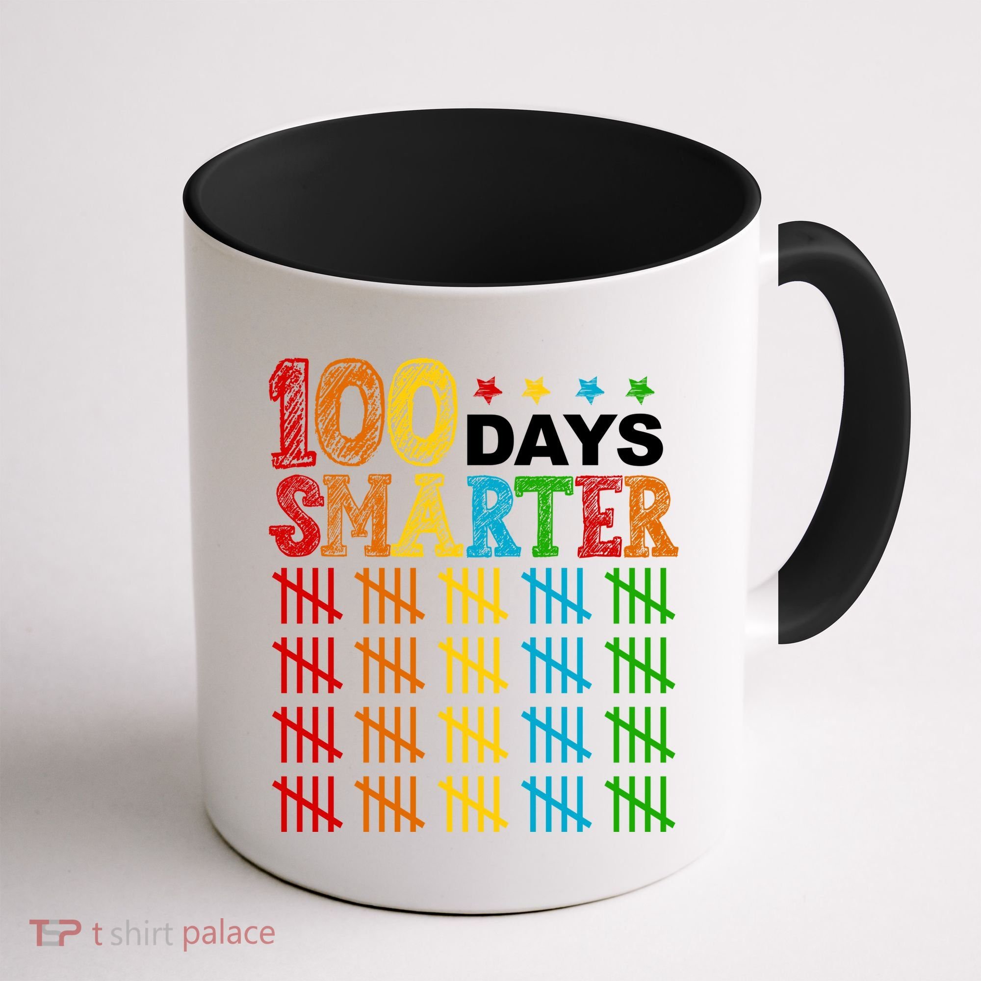 100 Days Smarter Cute Funny 100th Day Of School Coffee Mug