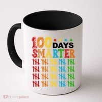 100 Days Smarter Cute Funny 100th Day Of School Coffee Mug thumb 0