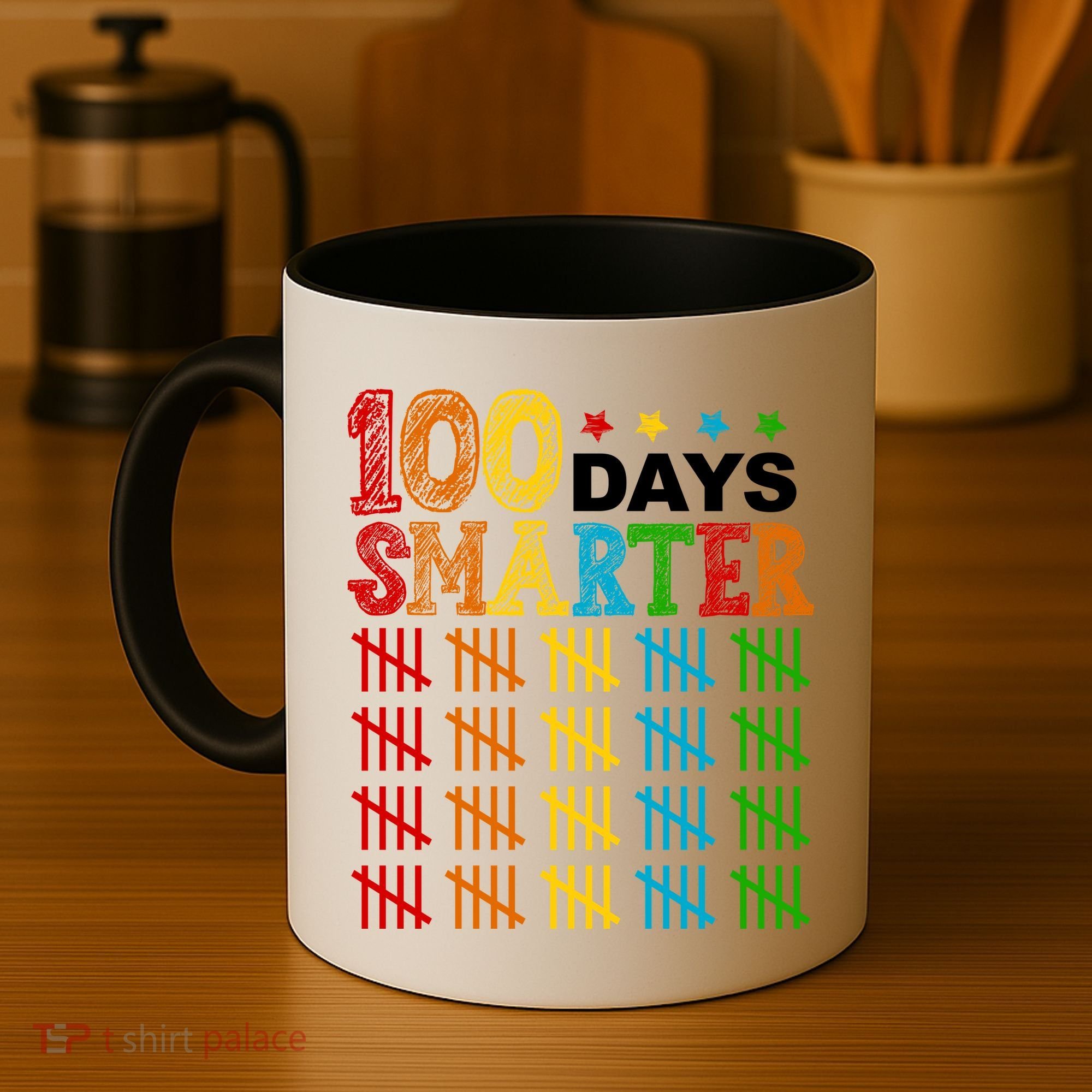 100 Days Smarter Cute Funny 100th Day Of School Coffee Mug