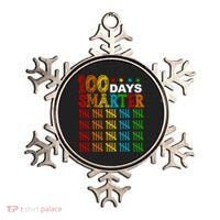 100 Days Smarter Cute Funny 100th Day Of School Ornament thumb 0
