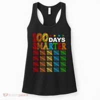 100 Days Smarter Cute Funny 100th Day Of School Women's Tank Top thumb 0