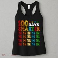 100 Days Smarter Cute Funny 100th Day Of School Women's Tank Top thumb 3