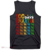 100 Days Smarter Cute Funny 100th Day Of School Tank Top thumb 0