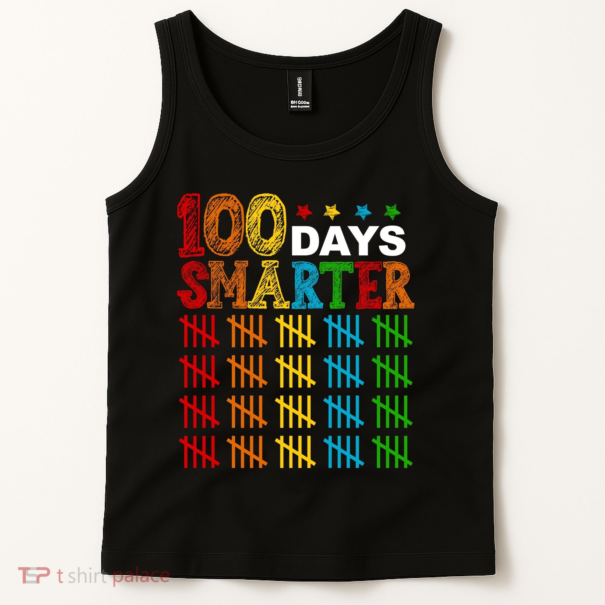 100 Days Smarter Cute Funny 100th Day Of School Tank Top