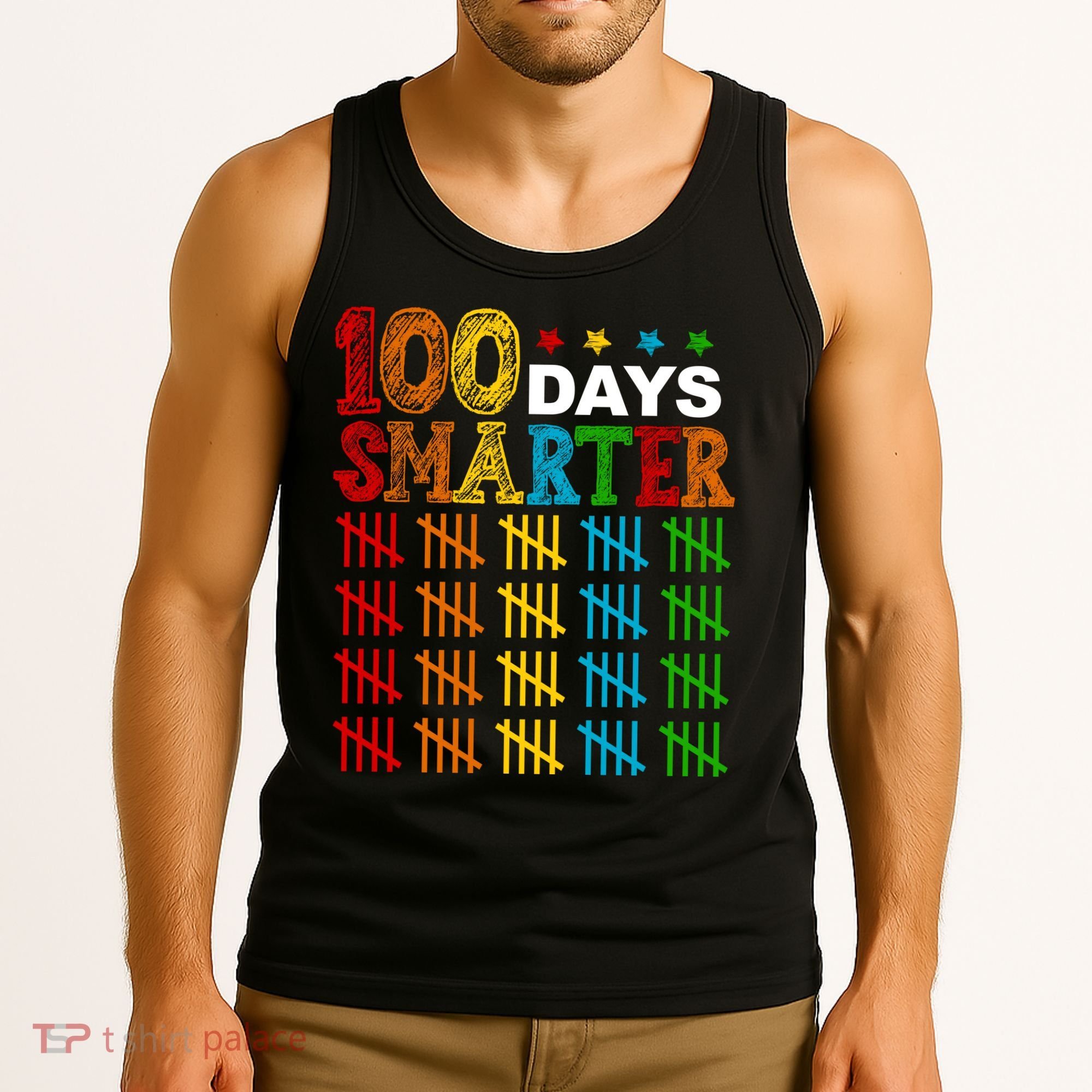 100 Days Smarter Cute Funny 100th Day Of School Tank Top