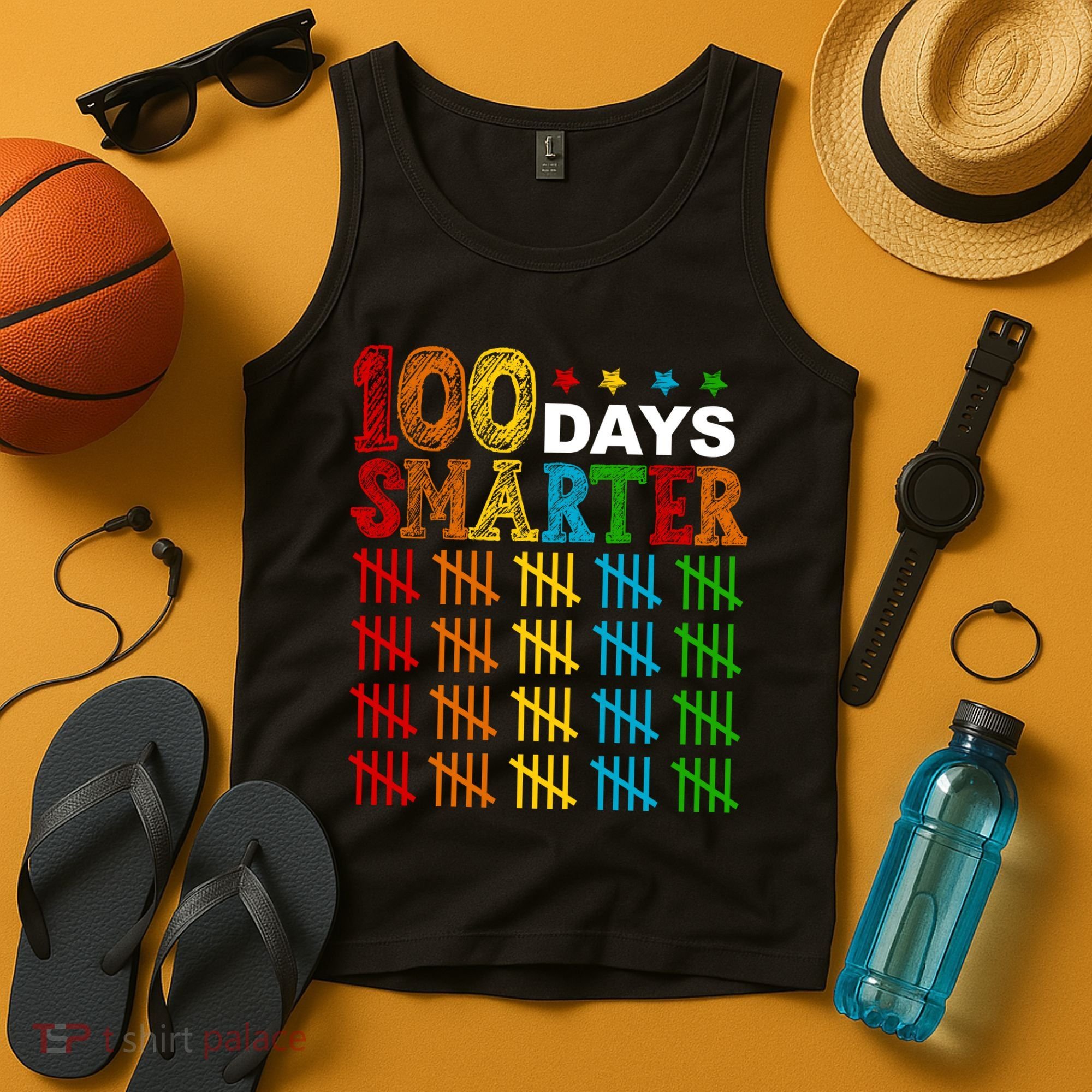 100 Days Smarter Cute Funny 100th Day Of School Tank Top