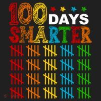 100 Days Smarter Cute Funny 100th Day Of School Golf Towel thumb 3