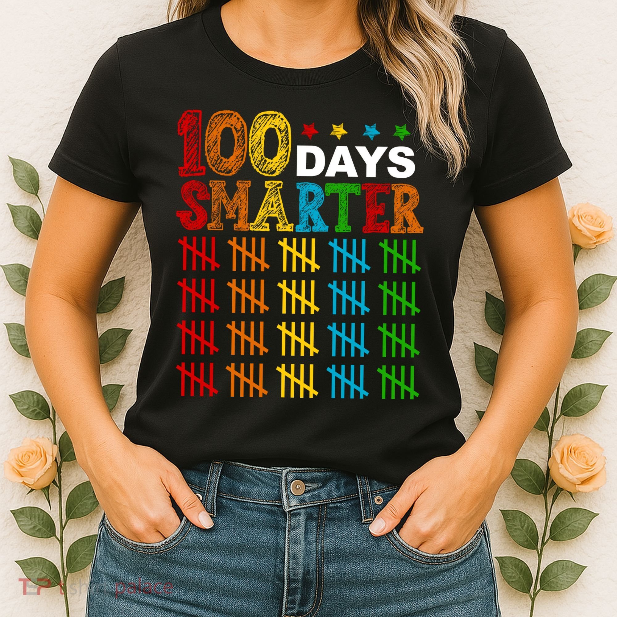 100 Days Smarter Cute Funny 100th Day Of School Women's T-Shirt