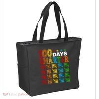 100 Days Smarter Cute Funny 100th Day Of School Tote Bag thumb 2