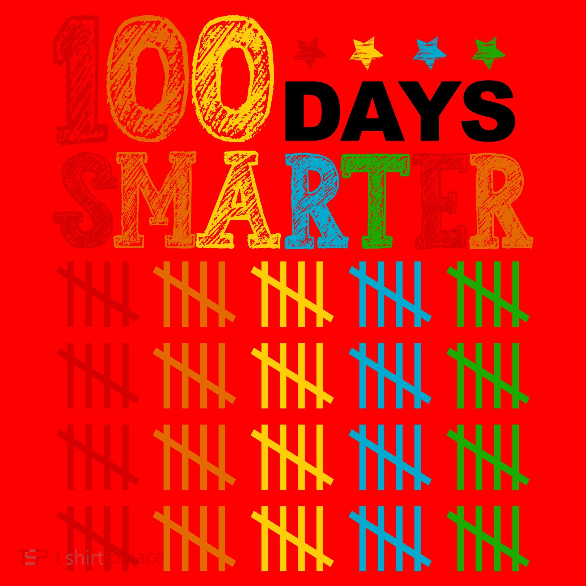 100 Days Smarter Cute Funny 100th Day Of School Santa Hat