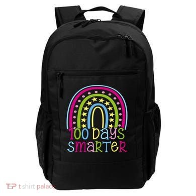 100 Days Smarter Cute Colorful Rainbow Backpack