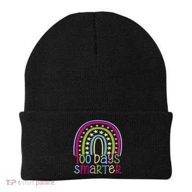 100 Days Smarter Cute Colorful Rainbow Beanie