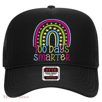 100 Days Smarter Cute Colorful Rainbow Hat