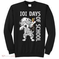 101 Days School Dabbing Dalmatian Dog Teachers Sweatshirt thumb 0