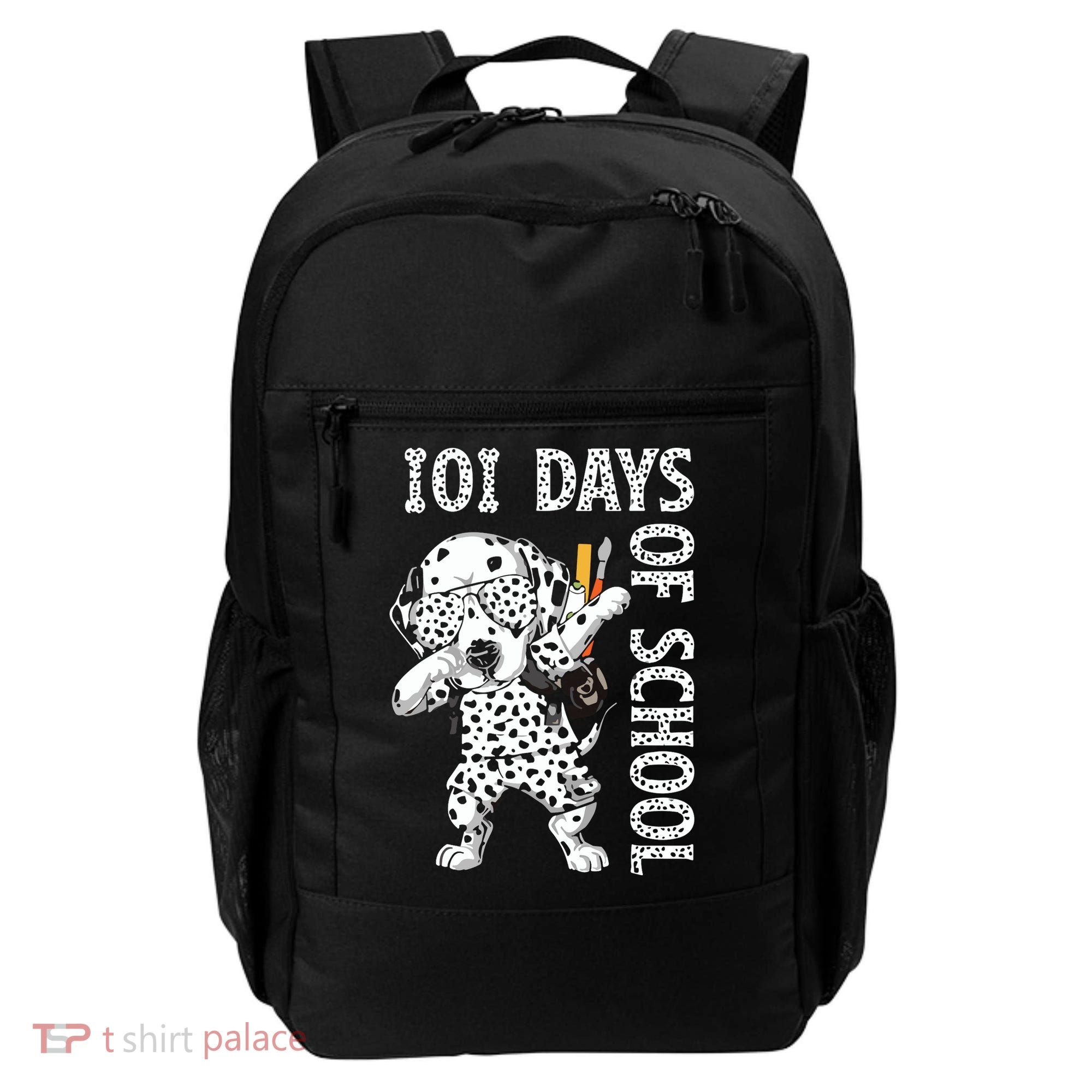 101 Days School Dabbing Dalmatian Dog Teachers Backpack