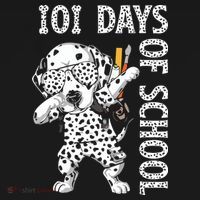 101 Days School Dabbing Dalmatian Dog Teachers Women's Tank Top thumb 5