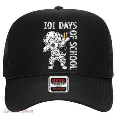101 Days School Dabbing Dalmatian Dog Teachers Hat