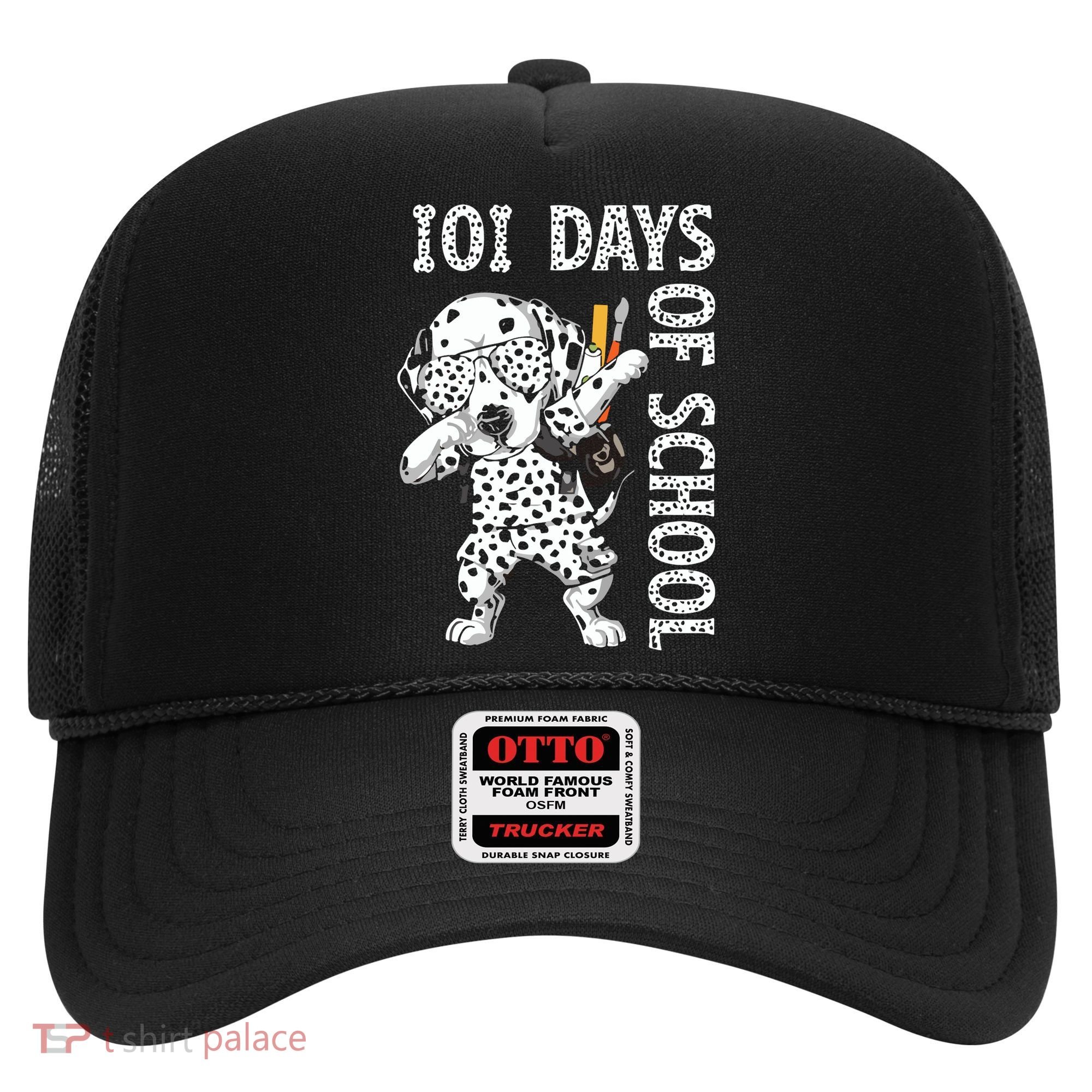 101 Days School Dabbing Dalmatian Dog Teachers Hat