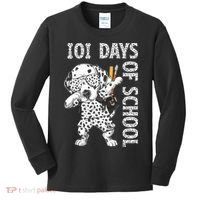 101 Days School Dabbing Dalmatian Dog Teachers Kids Long Sleeve Shirt thumb 0