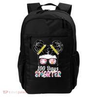 100 Days Smarter Student Hair Bun Backpack thumb 0