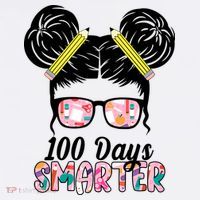 100 Days Smarter Student Hair Bun Coffee Mug thumb 5