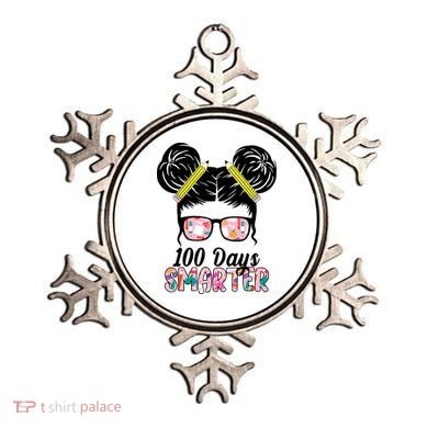 100 Days Smarter Student Hair Bun Ornament