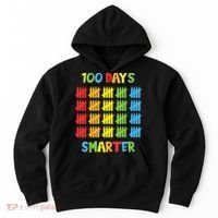 100 Days Smarter Teachers Child 100th Day of School Hoodie thumb 0
