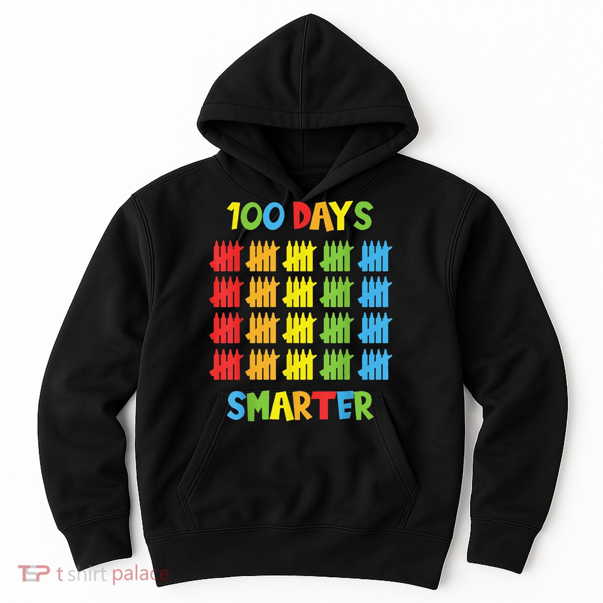 100 Days Smarter Teachers Child 100th Day of School Hoodie