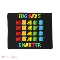 100 Days Smarter Teachers Child 100th Day of School Mousepad thumb 0