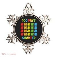 100 Days Smarter Teachers Child 100th Day of School Ornament thumb 0