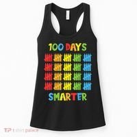 100 Days Smarter Teachers Child 100th Day of School Women's Tank Top thumb 0