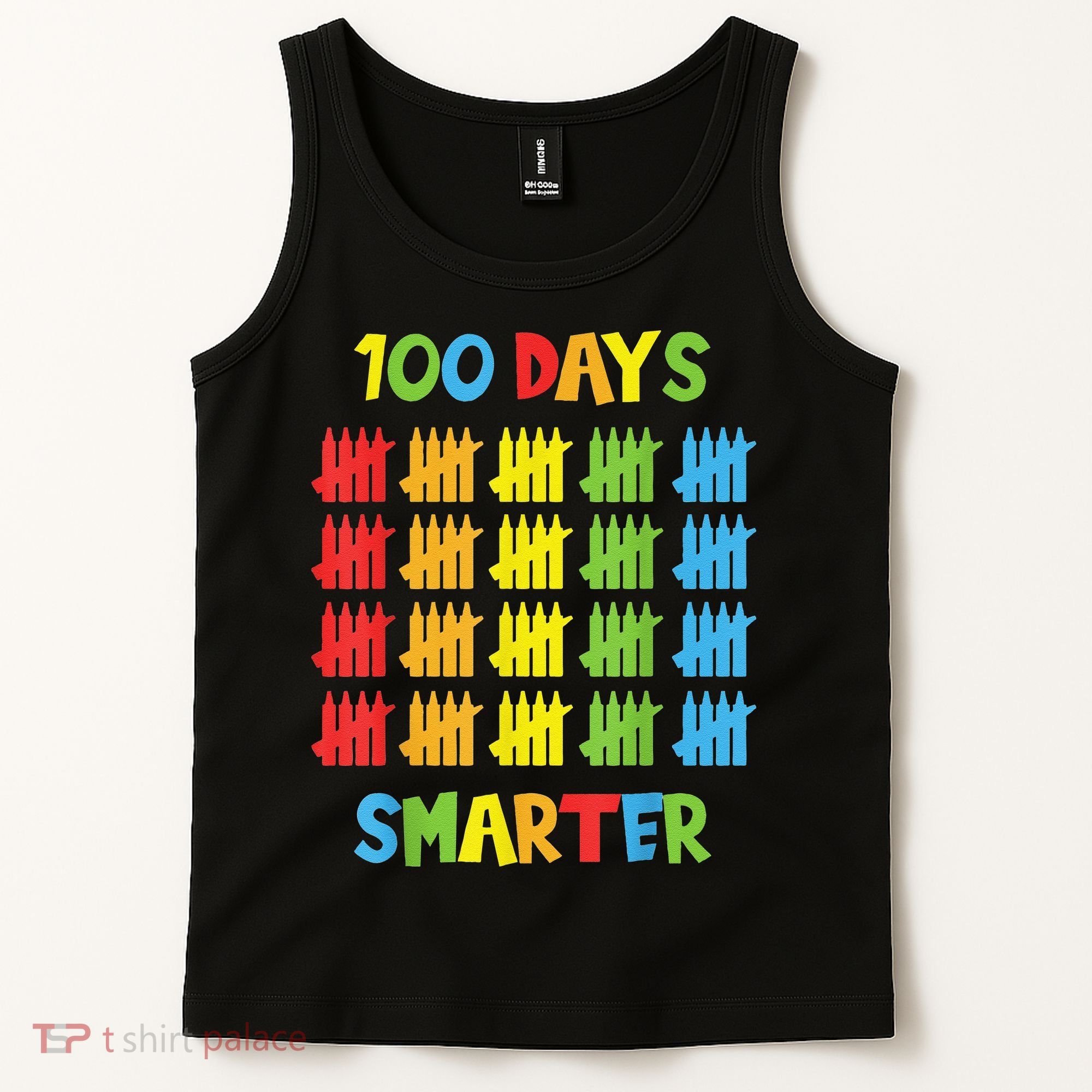 100 Days Smarter Teachers Child 100th Day of School Tank Top