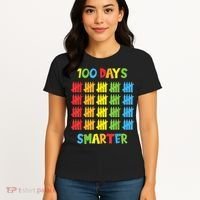 100 Days Smarter Teachers Child 100th Day of School Women's T-Shirt thumb 4