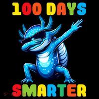 100 Days Smarter Axolotl 100 Days Of School Kindergarten Coffee Mug thumb 5