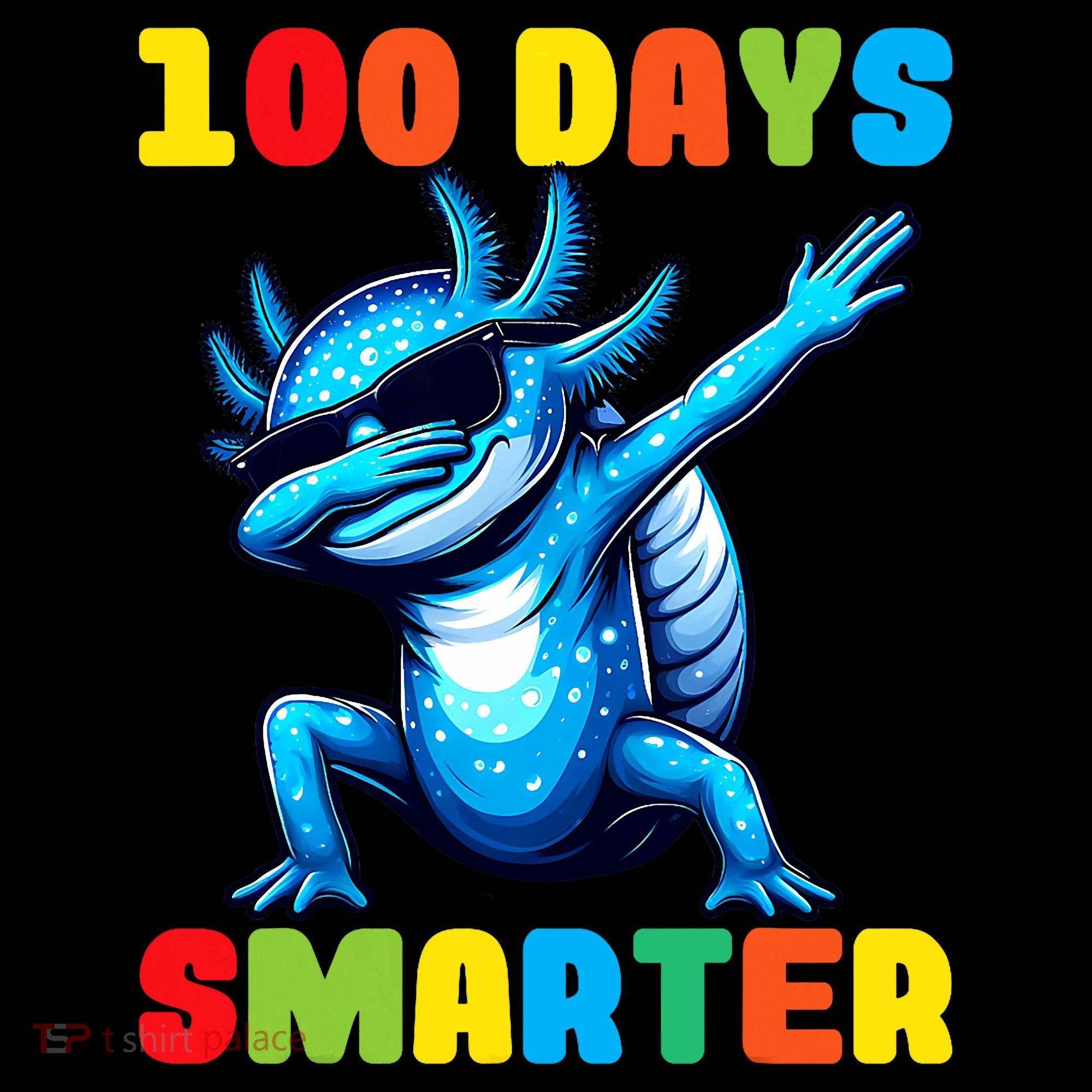 100 Days Smarter Axolotl 100 Days Of School Kindergarten Coffee Mug