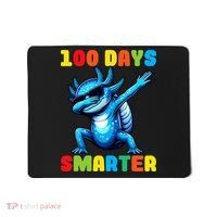 100 Days Smarter Axolotl 100 Days Of School Kindergarten Mousepad thumb 0