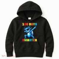 100 Days Smarter Axolotl 100 Days Of School Kindergarten Kids Hoodie thumb 0