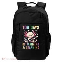  100 DAYS School JAMMING LEARNING Axolotl Rock Star Backpack thumb 0