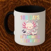  100 DAYS School JAMMING LEARNING Axolotl Rock Star Coffee Mug thumb 2