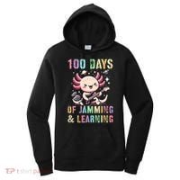  100 DAYS School JAMMING LEARNING Axolotl Rock Star Women's Hoodie thumb 0